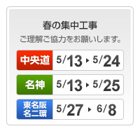 春の集中工事